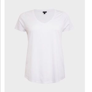 CLASSIC FIT V-NECK TEE - HERITAGE COTTON WHITE